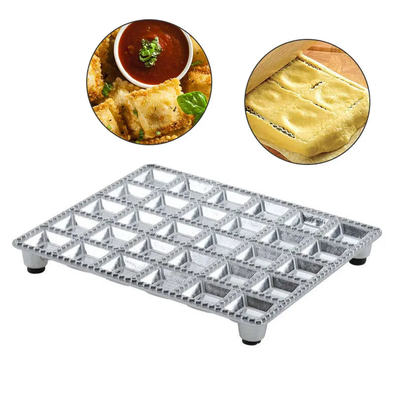 Afralia™ Ravioli Maker Mold Square Dumpling Kitchen Tool Durable & Easy to Use