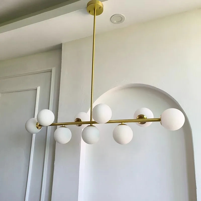 Afralia™ Nordic Home Stair Chandelier Living Room Bedroom Dining Pendant Ceiling Light