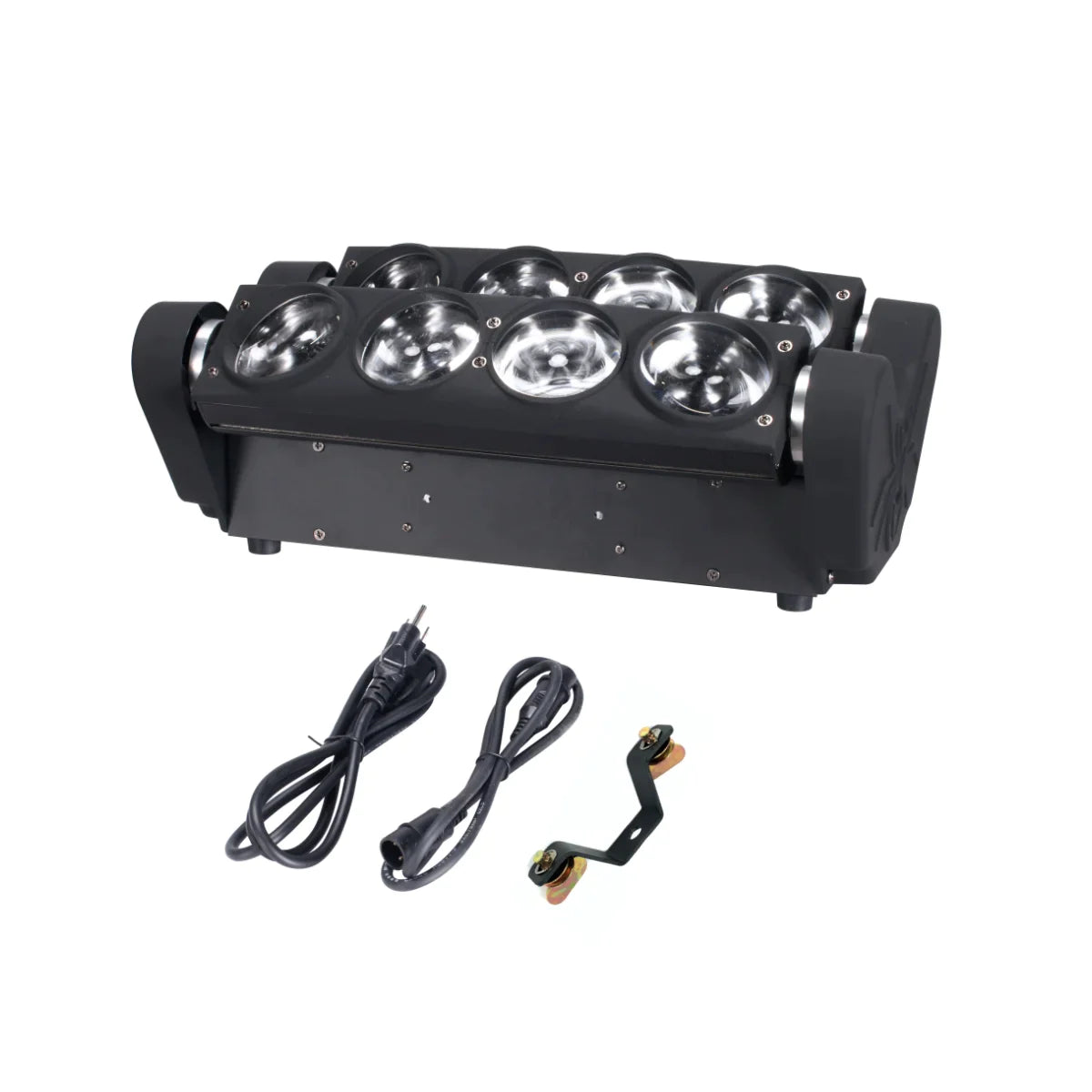 Afralia™ 8x15W RGBW Spider Light Moving Head for Stage DJ Party Beam Wash