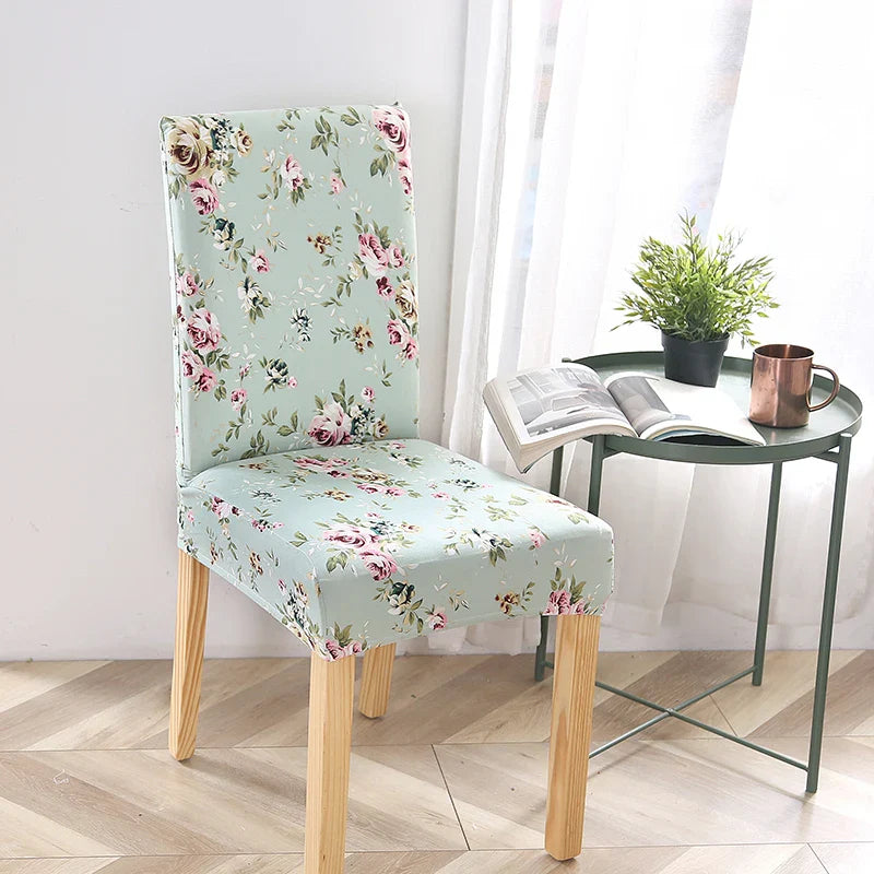 Afralia™ Stretch Print Chair Cover - Elastic Seat Slipcover