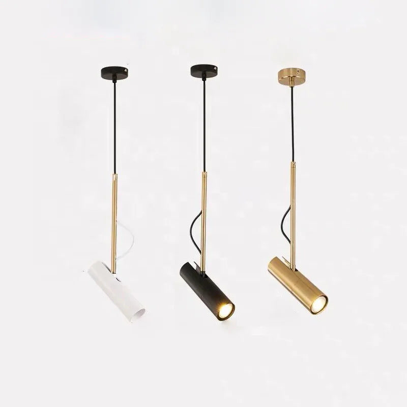 Afralia™ Nordic Black Chandelier: Minimalist Adjustable Hanging Lamp for Bedroom, Bar, Restaurant