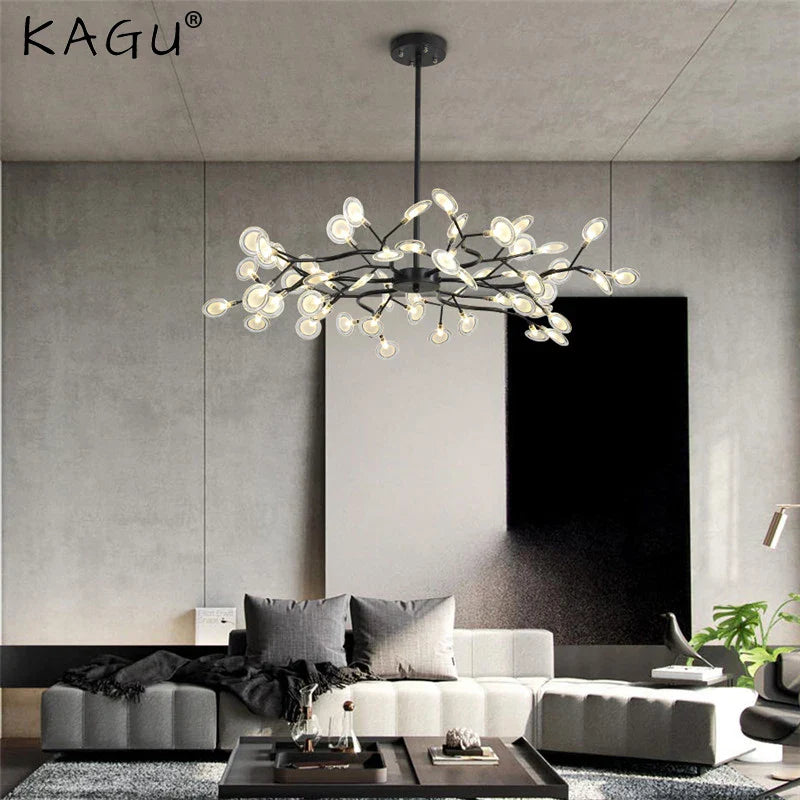 Afralia™ Modern LED Chandelier - Luxurious Nordic Firefly Lamp for Home Indoor Lighting