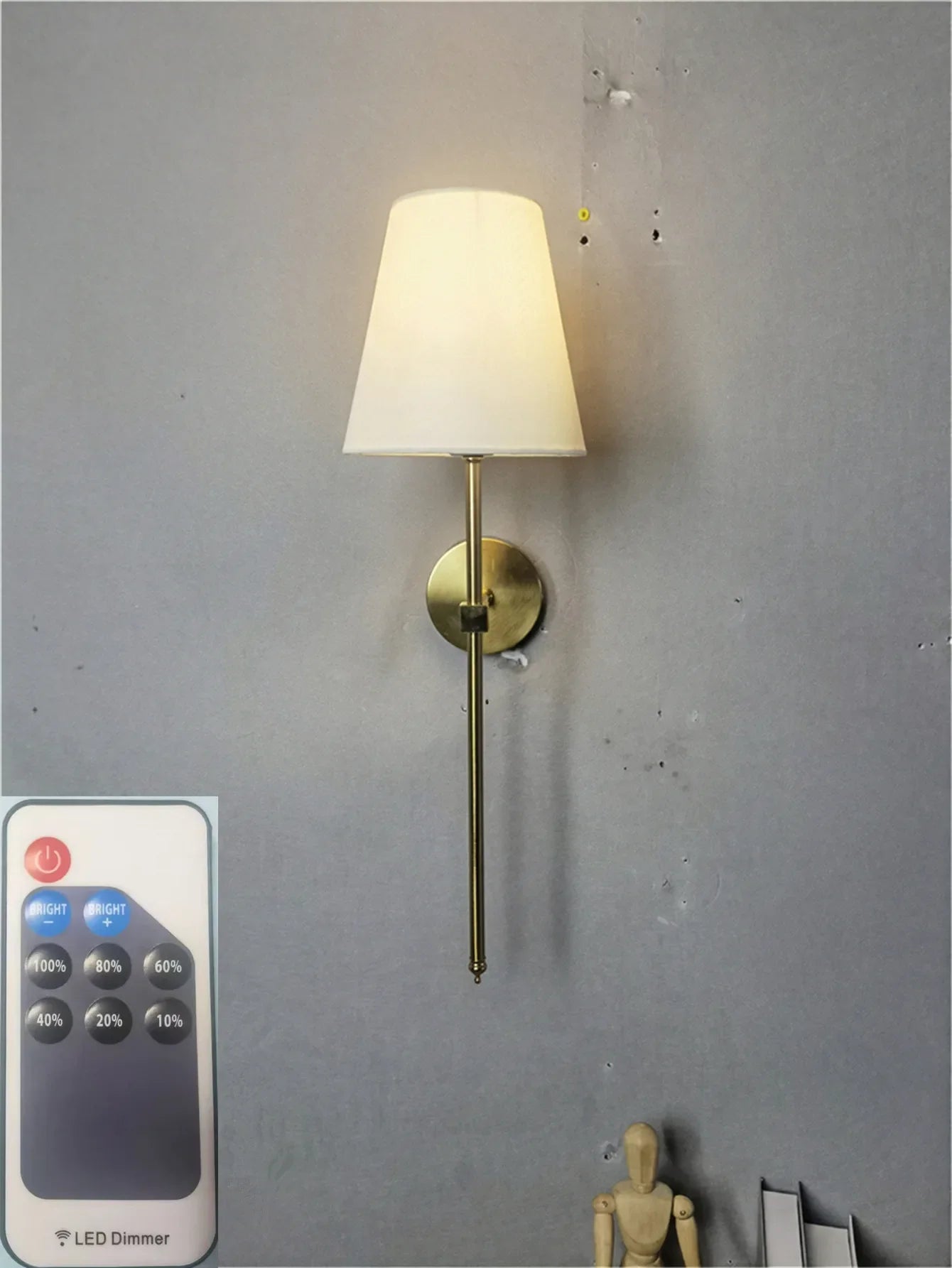 Afralia™ LED Wall Sconce with USB Rechargeable Battery - Modern Bedroom and Bathroom Lighting