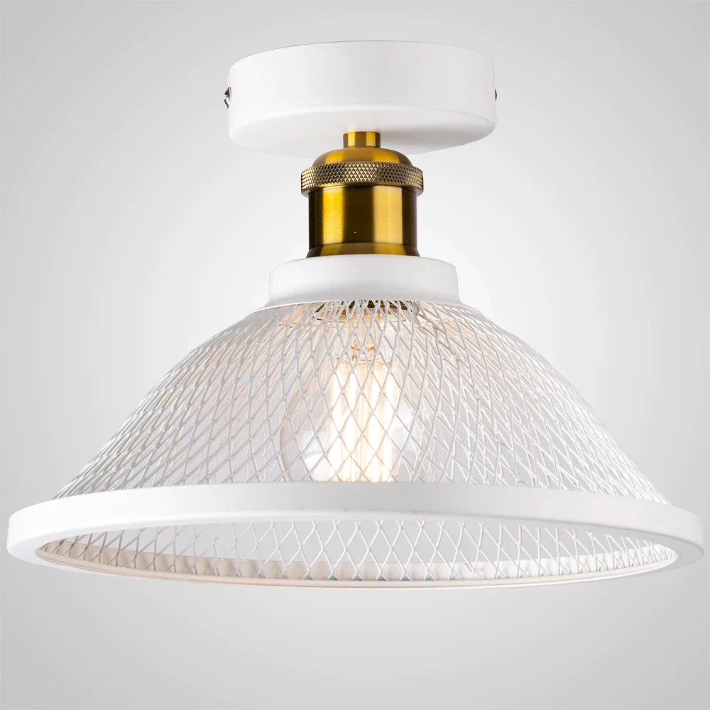 Afralia™ Retro Loft Ceiling Light: Vintage Iron Lamp for Cozy Home Decor, E27 110V 220V