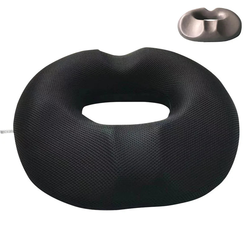 Afralia™ Hemorrhoid Prostate Health Seat Cushion: Removable Bamboo Charcoal Core Butt Cushion