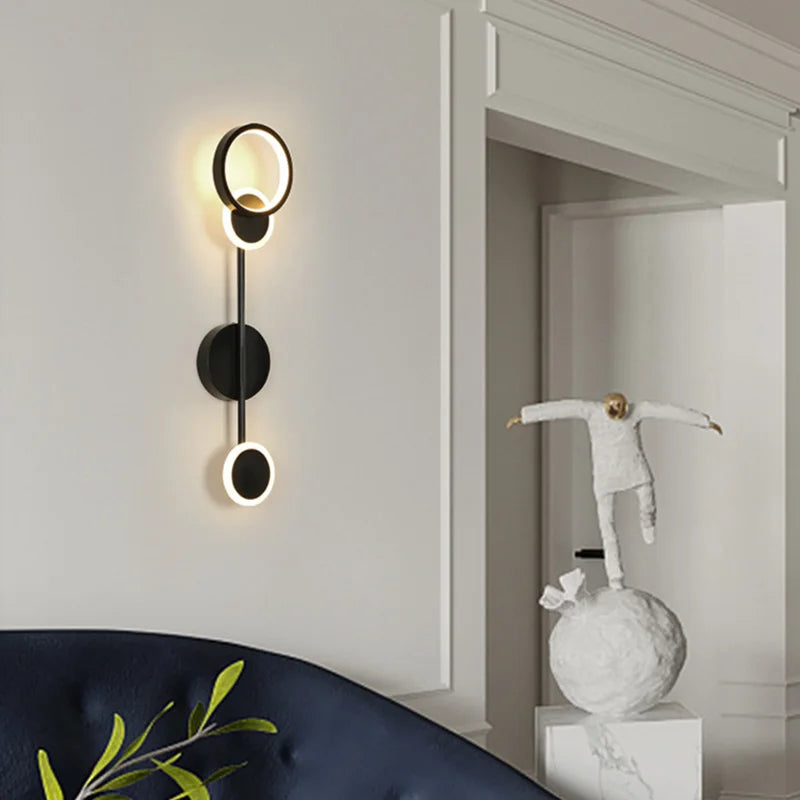 Afralia™ Minimalist Wall Lamp Bedroom Bedside Nordic Living Room Hotel Modern Light Aisle Indoor Lighting