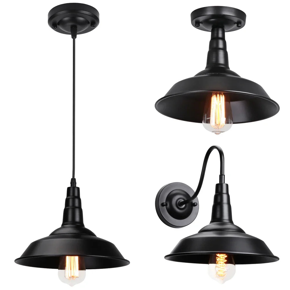 Afralia™ Industrial Pendant Lamp: Modern Retro Loft Chandelier for Kitchen, Living Room.
