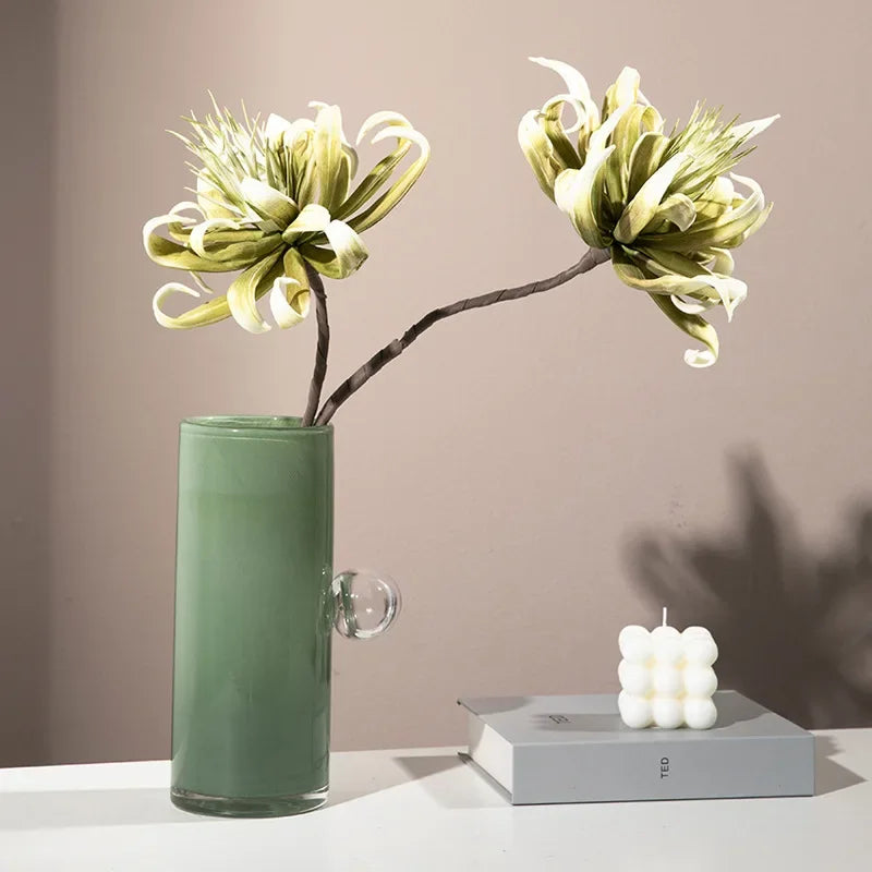 Afralia™ Glass Vase Geometric Sphere Fruit Bowl Storage Container for Flowers and Accessories