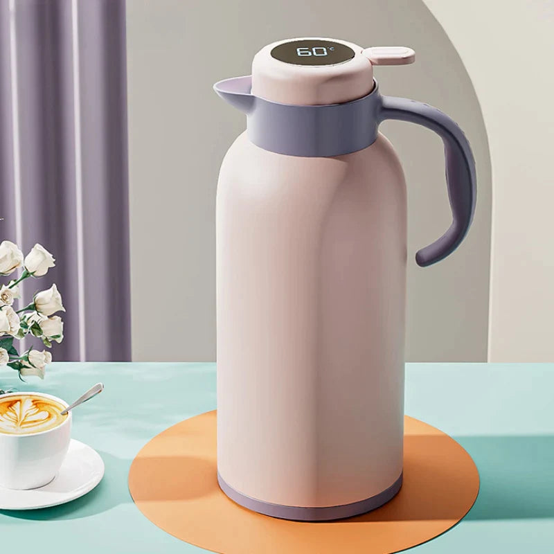 Afralia™ LED Temperature Display Thermo Bottle - Large Capacity Thermal Jug for Hot Drinks