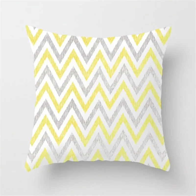Afralia™ Geometric Stripe Pillowcase for Modern Home Decor