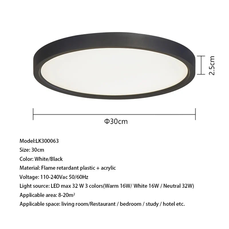 Afralia™ LED Ceiling Light for Home Lighting - Modern Fixture for Living Room, Bedroom, Kitchen