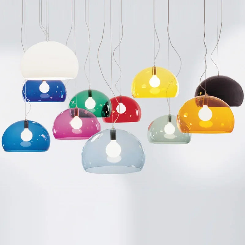Afralia™ Colorful FL/Y Pendant Lamp: Modern LED Hanging Light for Stylish Spaces