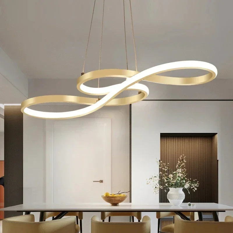 Afralia™ Music Shape LED Pendant Light for Home Decor