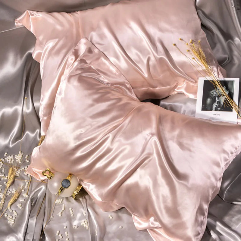 Afralia™ Silky Mulberry Silk Pillowcase Smooth Skin Beauty Cover