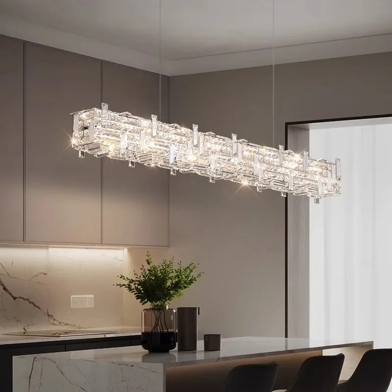 Afralia™ Modern Chandelier Pendant Lamp for Dining Room - Indoor Lighting