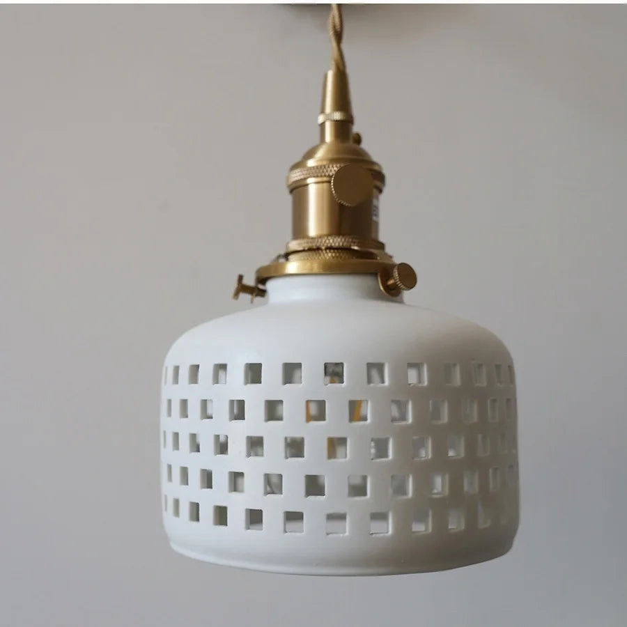 Afralia™ Ceramic LED Wall Light Balcony Bedroom Kitchen Modern Bedside Lamp