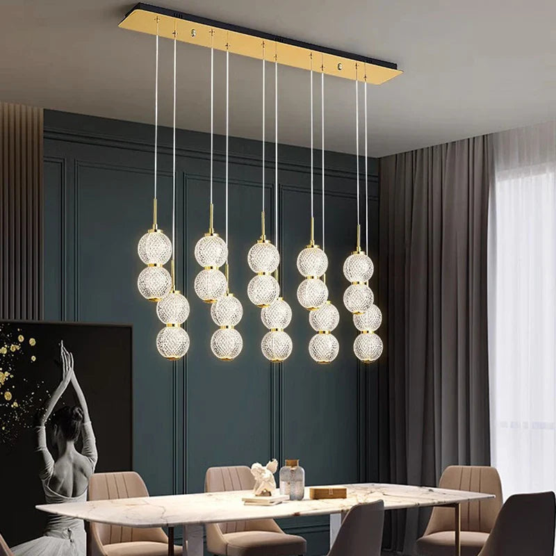 Afralia™ Modern LED Pendant Chandeliers for Indoor Lighting in Living and Dining Rooms