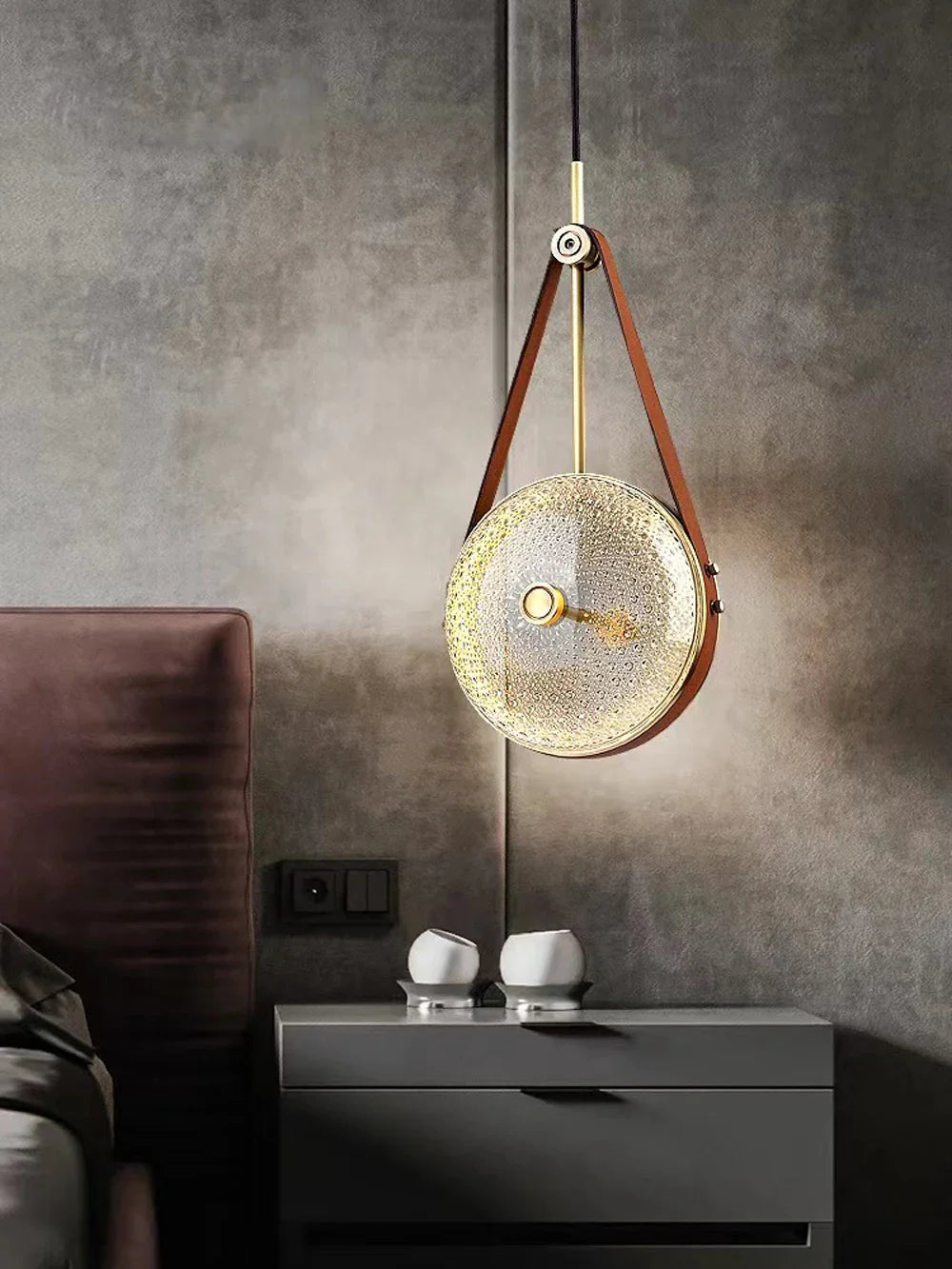 Afralia™ Art Deco LED Glass Ceiling Chandelier Pendant Light - Vintage American Style