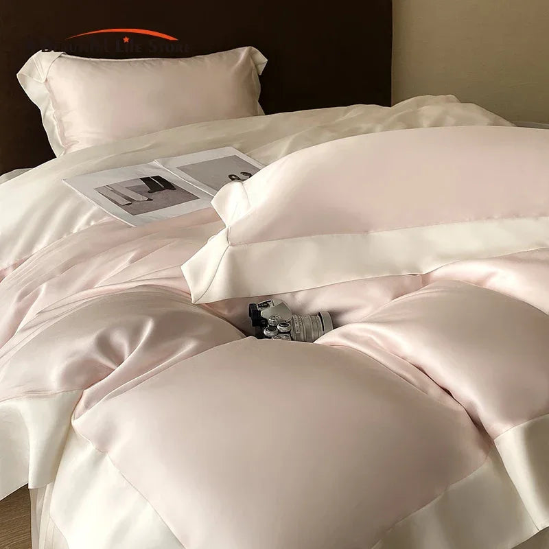 Afralia™ Eucalyptus Fiber Bedding Set, Summer Coolness, Silky Quilt, Duvet Cover, Sheet Set
