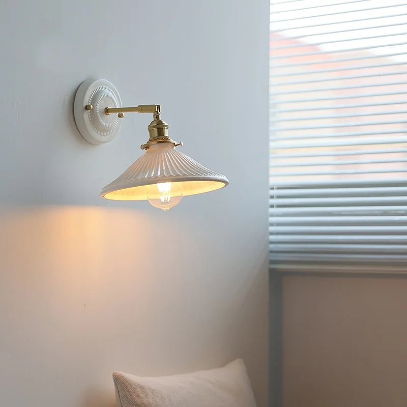 Afralia™ Ceramic LED Wall Lamps - Minimalist Modern Nordic Design for Living Room, Bedroom, Mirror
