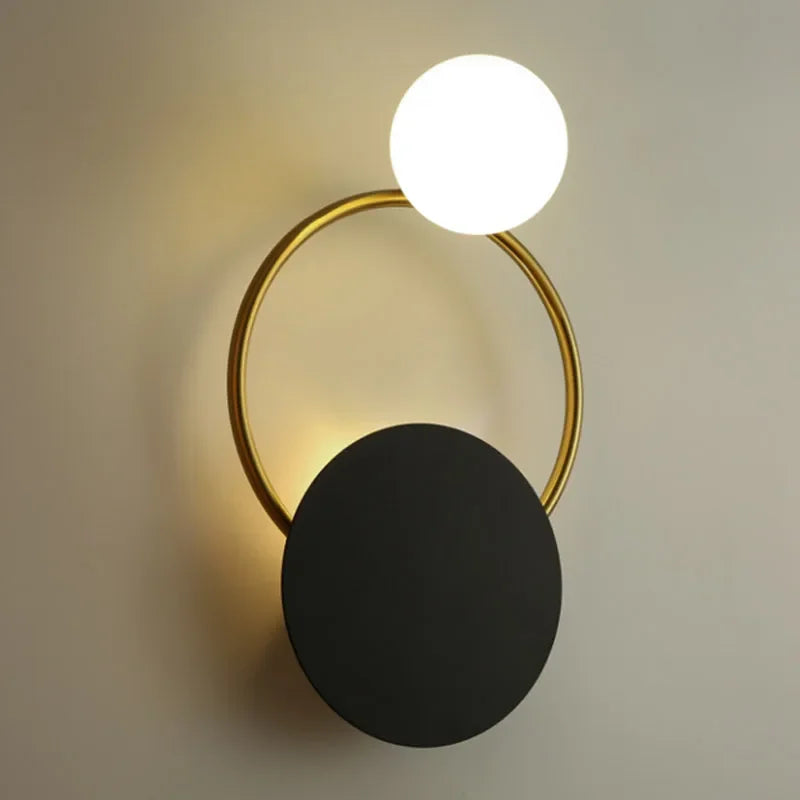 Afralia™ Modern Minimalist Wall Lamp for Living Room, LED Indoor Lighting for Decoration