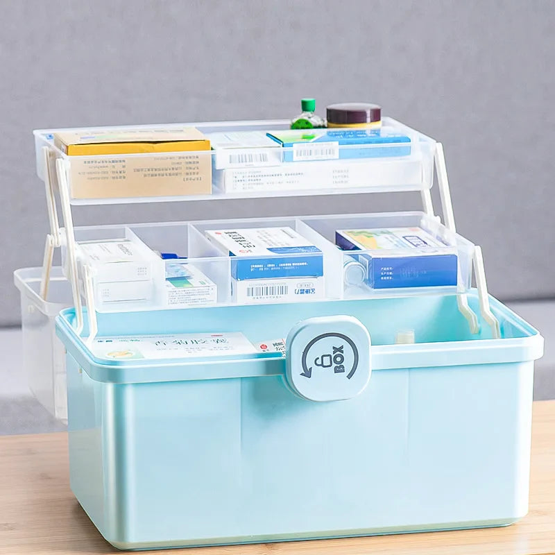 Afralia™ Household First Aid Kit: Portable & Multifunctional Emergency Box with Multiple Compartments