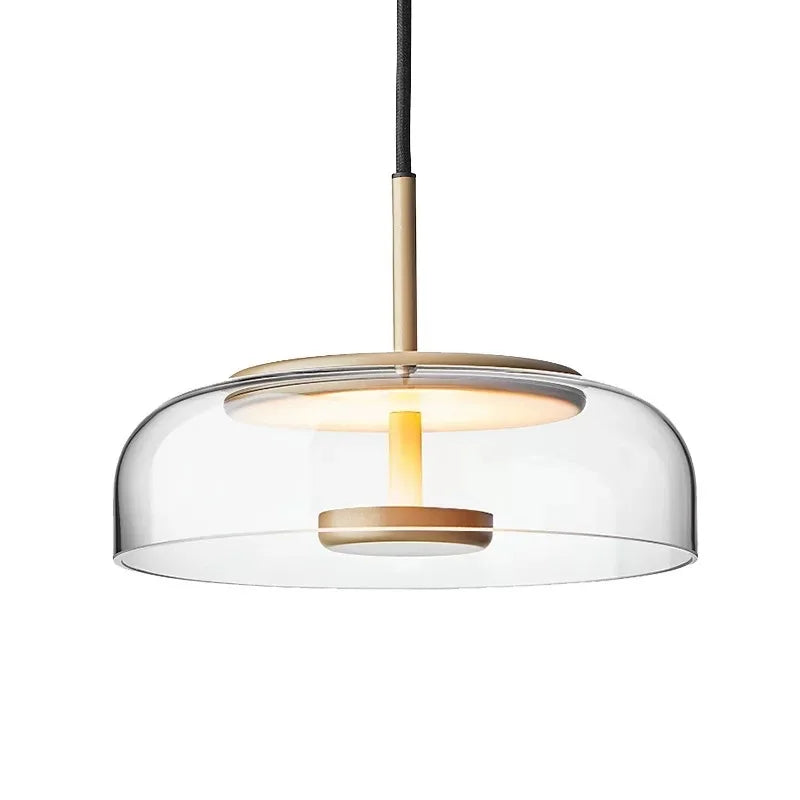 Afralia™ Glass Pendant Lamp Ceiling Hanging Light - Danish Designer Stylish Suspension