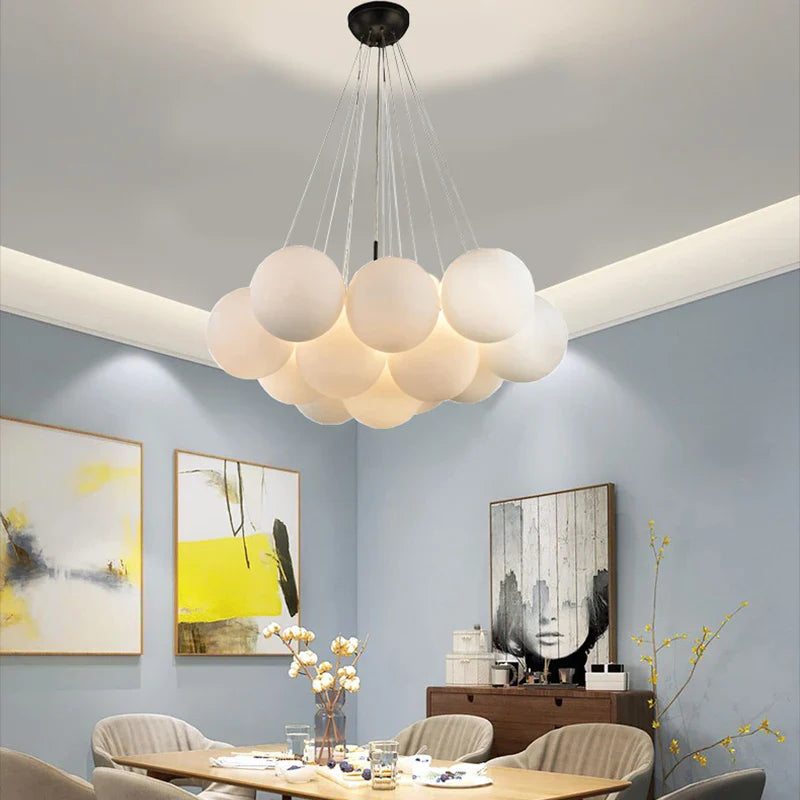 Afralia™ Modern LED Pendant Light Chandeliers for Living Room and Dining Room