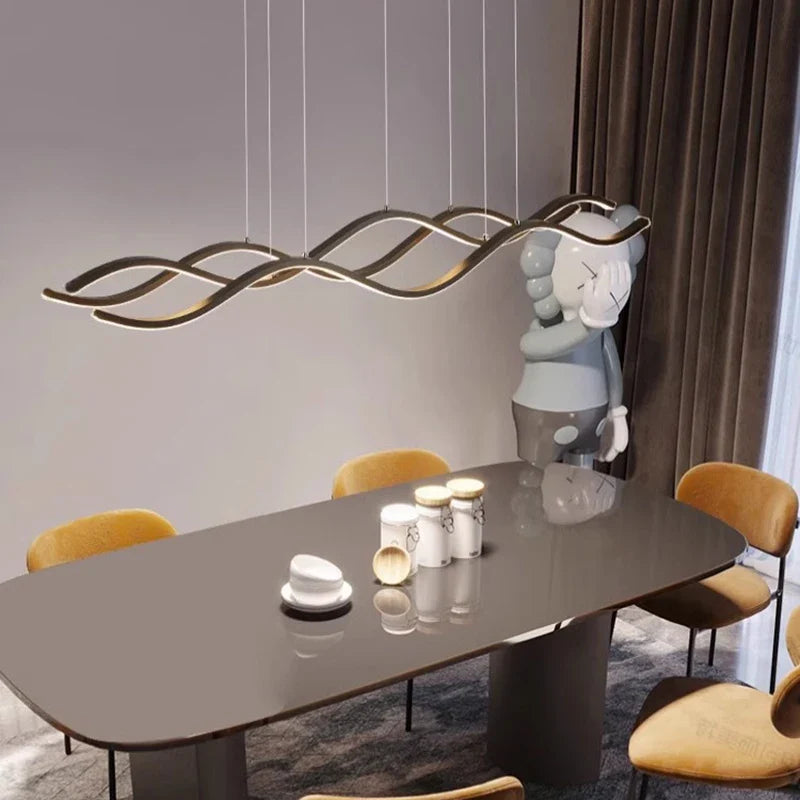 Afralia™ Modern LED Pendant Light Chandeliers for Living Room and Dining Room