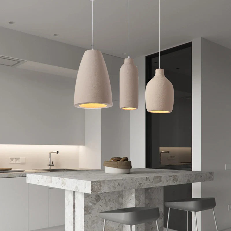 Afralia™ Nordic Minimalist Wabi Sabi LED Chandelier for Restaurant and Bar Decor