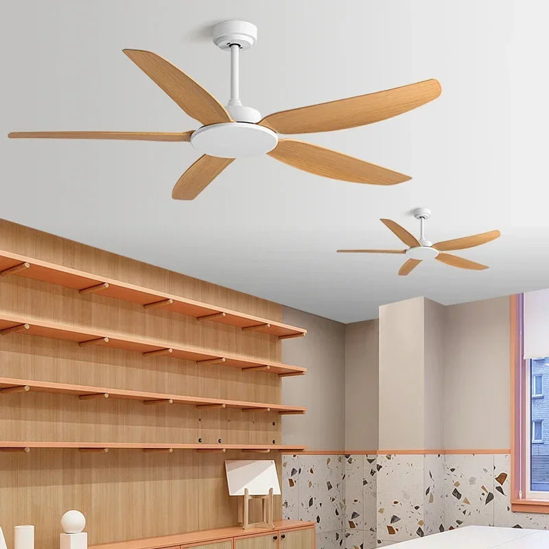 Afralia™ 58-Inch Black Ceiling Fan with Remote Control for Commercial Use