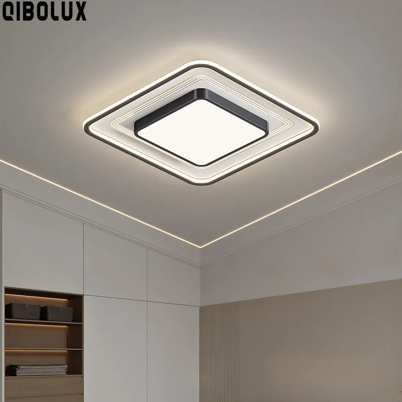 Afralia™ LED Ceiling Light with Remote Dimming for Modern Nordic Home Decor