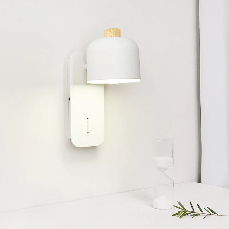 Afralia™ Wood LED Wall Light: Minimalist E27 Lamp for Bedroom, Living Room, Mirror, Indoor Decor