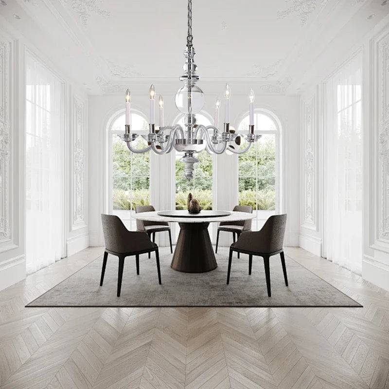 Afralia™ Glass Branch Ceiling Chandeliers LED Living Room Dining Bedroom Lamps