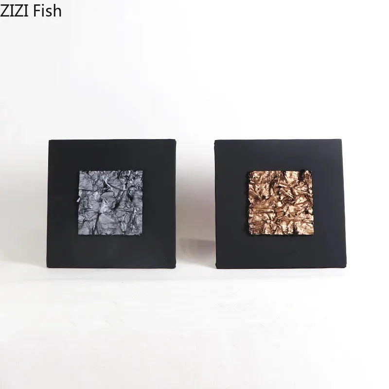 Afralia™ Gilded Fabric Wall Art Hanging Ornaments Modern Home Decor