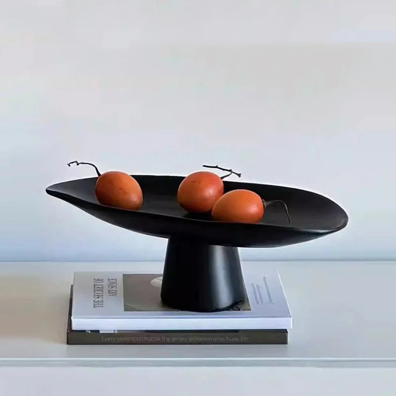 Afralia™ Geometric Resin Fruit Bowl Tray Home Decoration Accessories