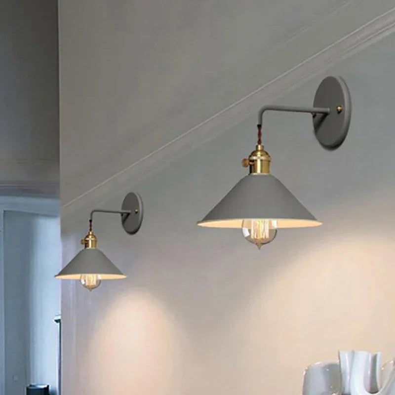 Afralia™ Retro Wall Light - Nordic Macaron Colorful Bedside Wall Lamp