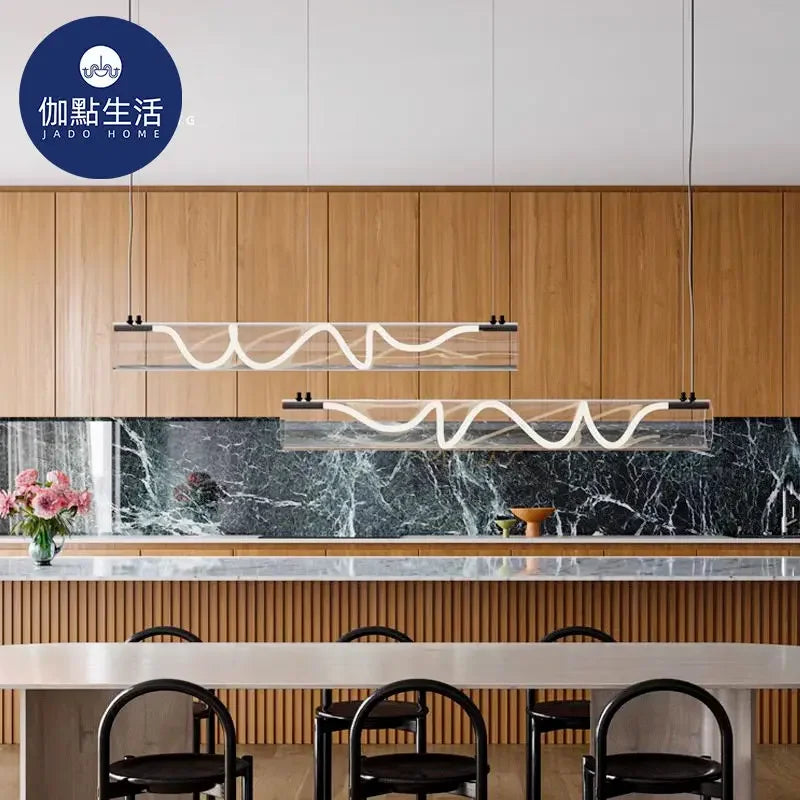 Afralia™ Gold LED Chandelier: Nordic Minimalist Dimming Pendant Lights for Home Decor