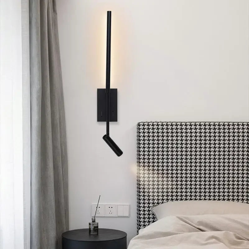 Afralia™ Decorative LED Wall Lamp for Hotel Model Room, Bedside & Aisle Light