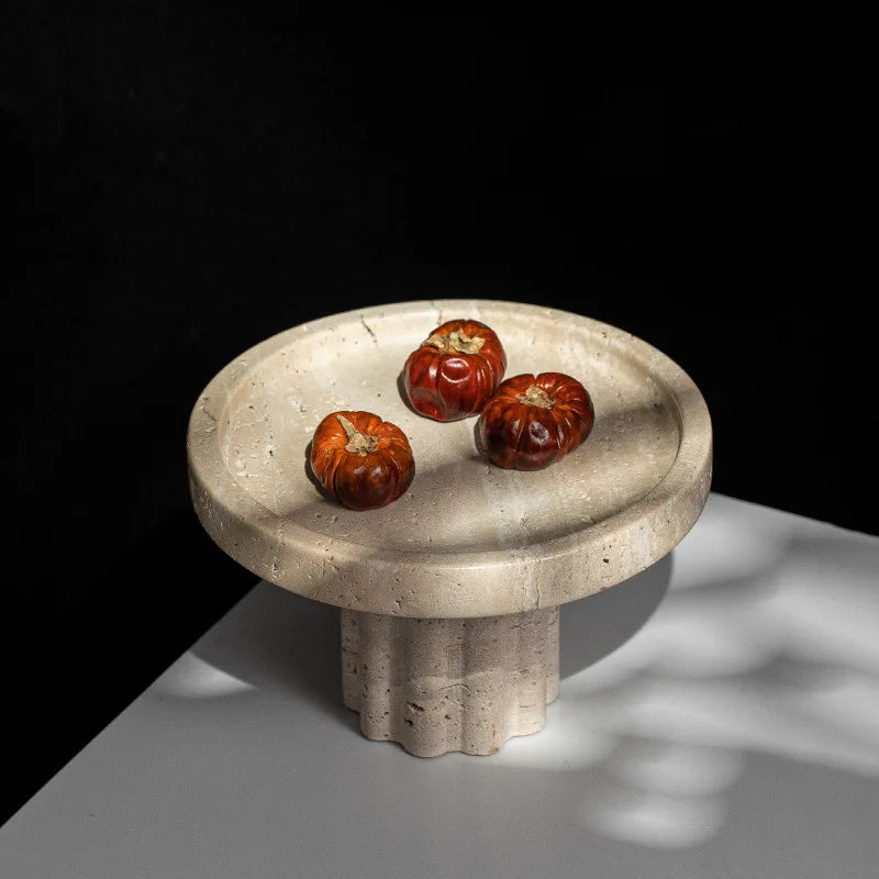 Marble Tray for Dresser Coffee Table Perfume Candles Jewelry by Afralia™