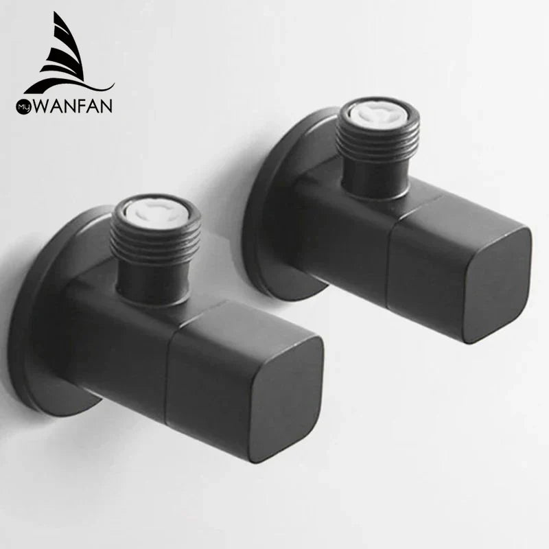 Afralia™ Black Stainless Steel Filling Valve Faucet, Standard G1/2 Thread Kitchen Mixer Tap