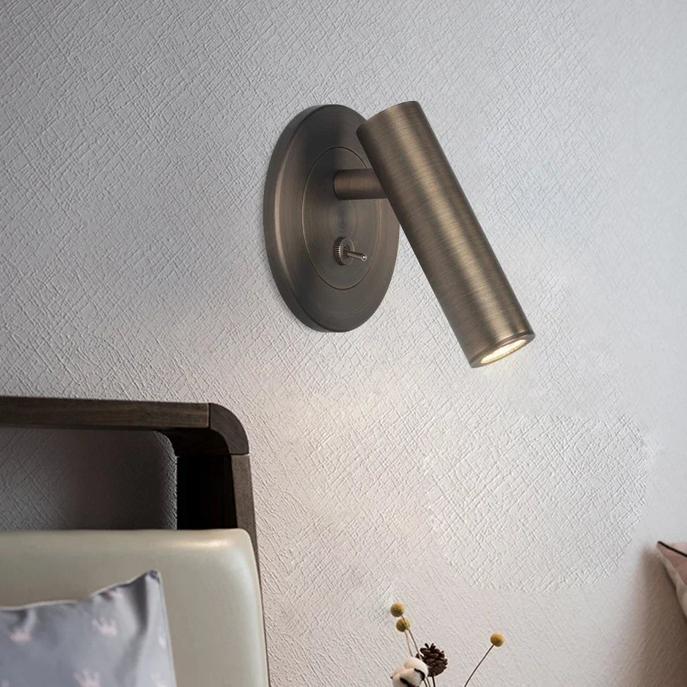 Afralia™ Warm White LED Wall Sconce Light for Bed Headboard Decoration