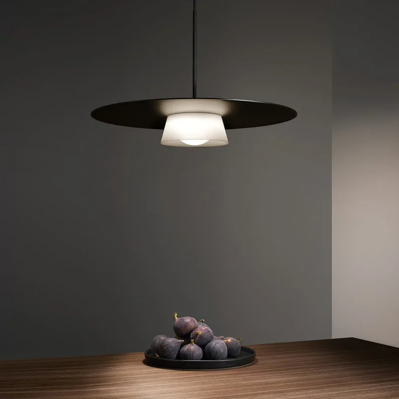 Afralia™ Circular Coffee Shop Pendant Light: Creative Designer Homestay Lamp