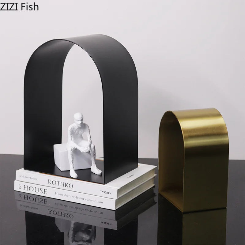 Afralia™ Arches Geometry Desk Decoration - Modern Sculpture Craft for Room Aesthetics