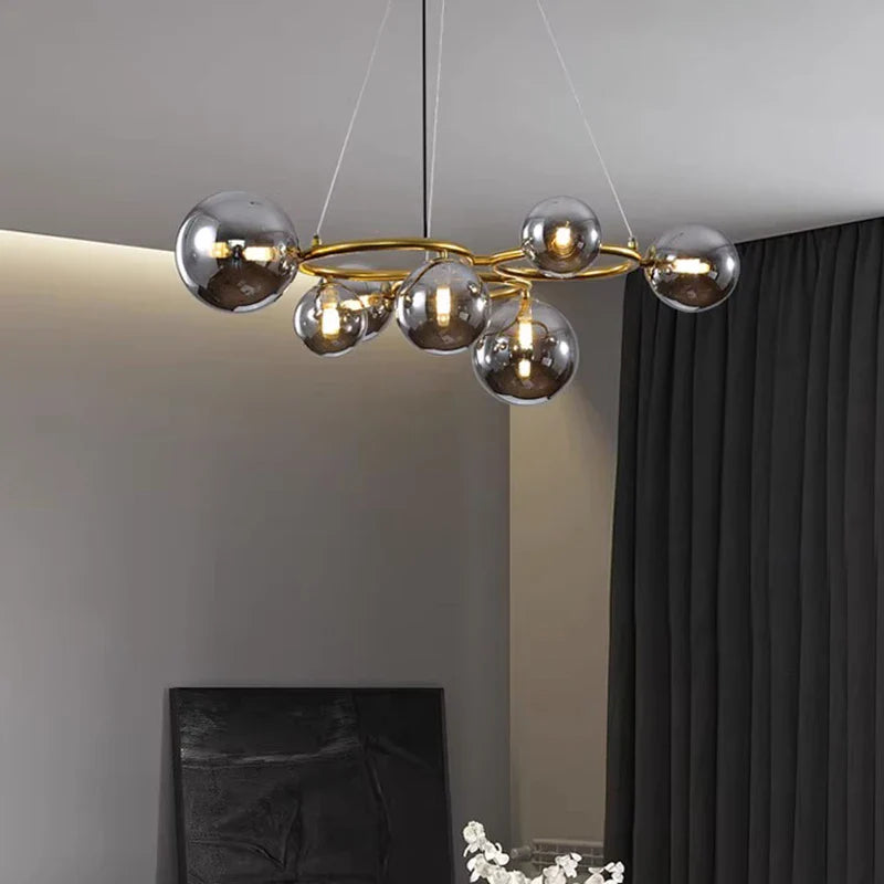 Afralia™ LED Pendant Light Chandeliers for Modern Home Decor and Indoor Lighting