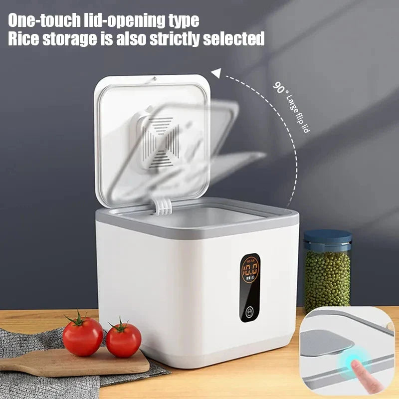 Afralia™ Rice Dispenser: Sealed Grain Storage Container for Kitchen Organization