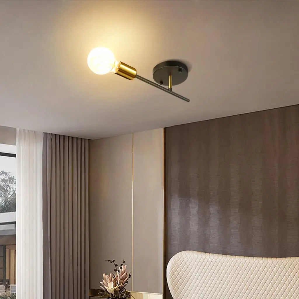 Afralia™ LED Ceiling Chandelier: Modern Industrial Wall Sconce for Bedroom, Living Room, Kitchen