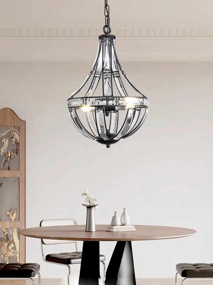 Afralia™ Bronze Black Chrome Gold Globe LED Chandelier for Living Room