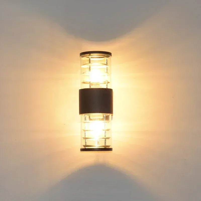 Afralia™ Outdoor E27 Waterproof LED Wall Lights 20w 24w Up Down Lighting