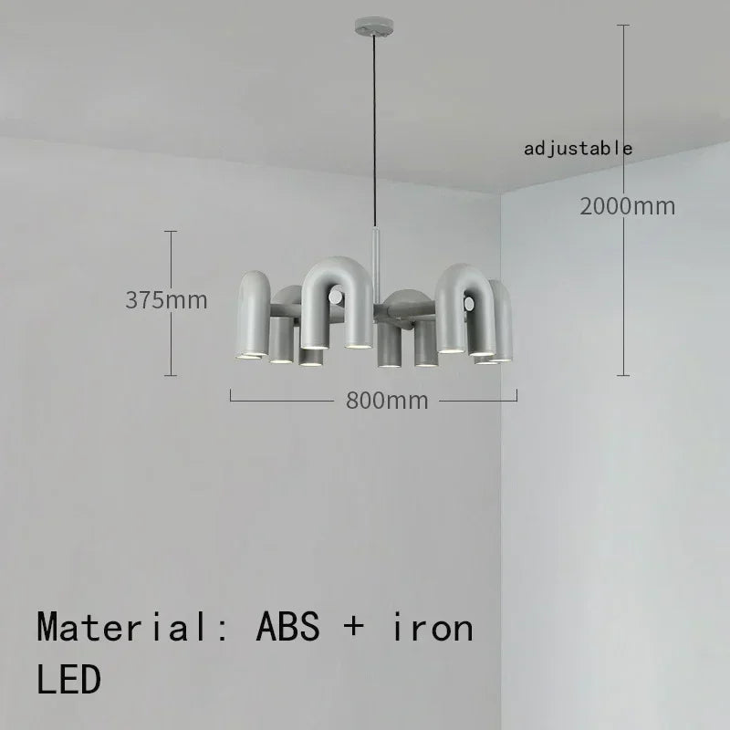 Afralia™ Nordic Chandelier: Adjustable Pendant Lights, Ceiling Hanging Lamp